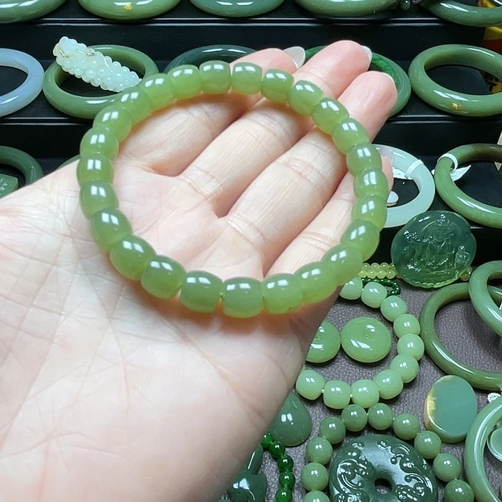 和田玉未镶嵌手链