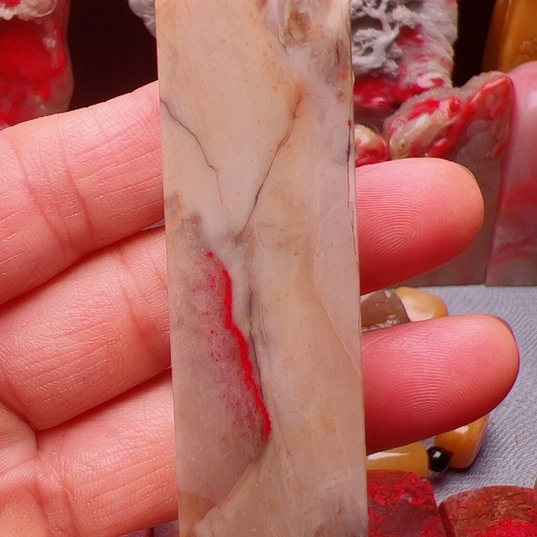 鸡血石用****0昌化鸡血石印章