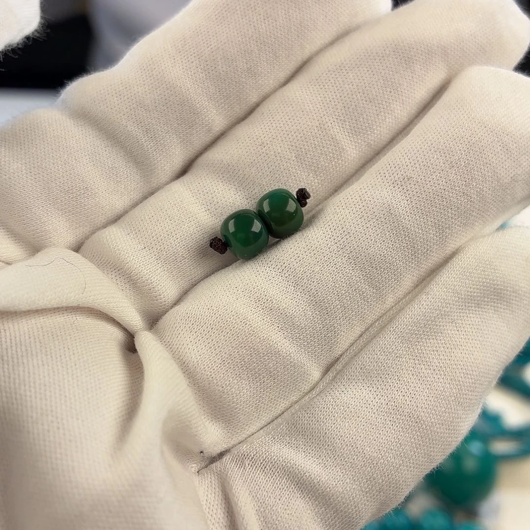 绿松石未镶嵌挂件6.5mm