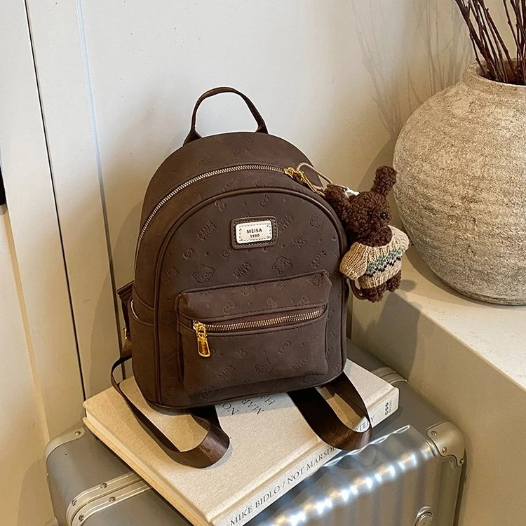 网红洋气时尚休闲百搭女士韩版双肩包女MDD-1638