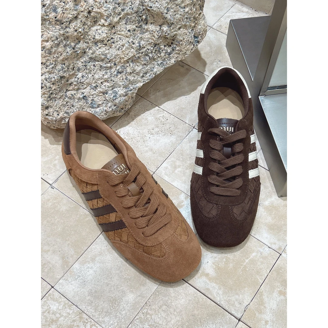 杜米亚复古平底浅口舒适透气女休闲鞋D7-9201-21