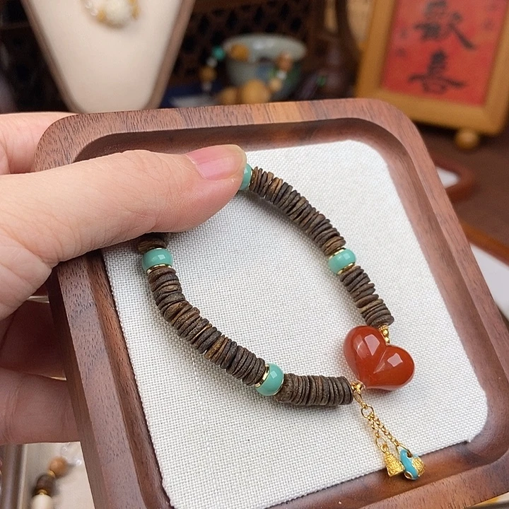 南红玛瑙未镶嵌手链