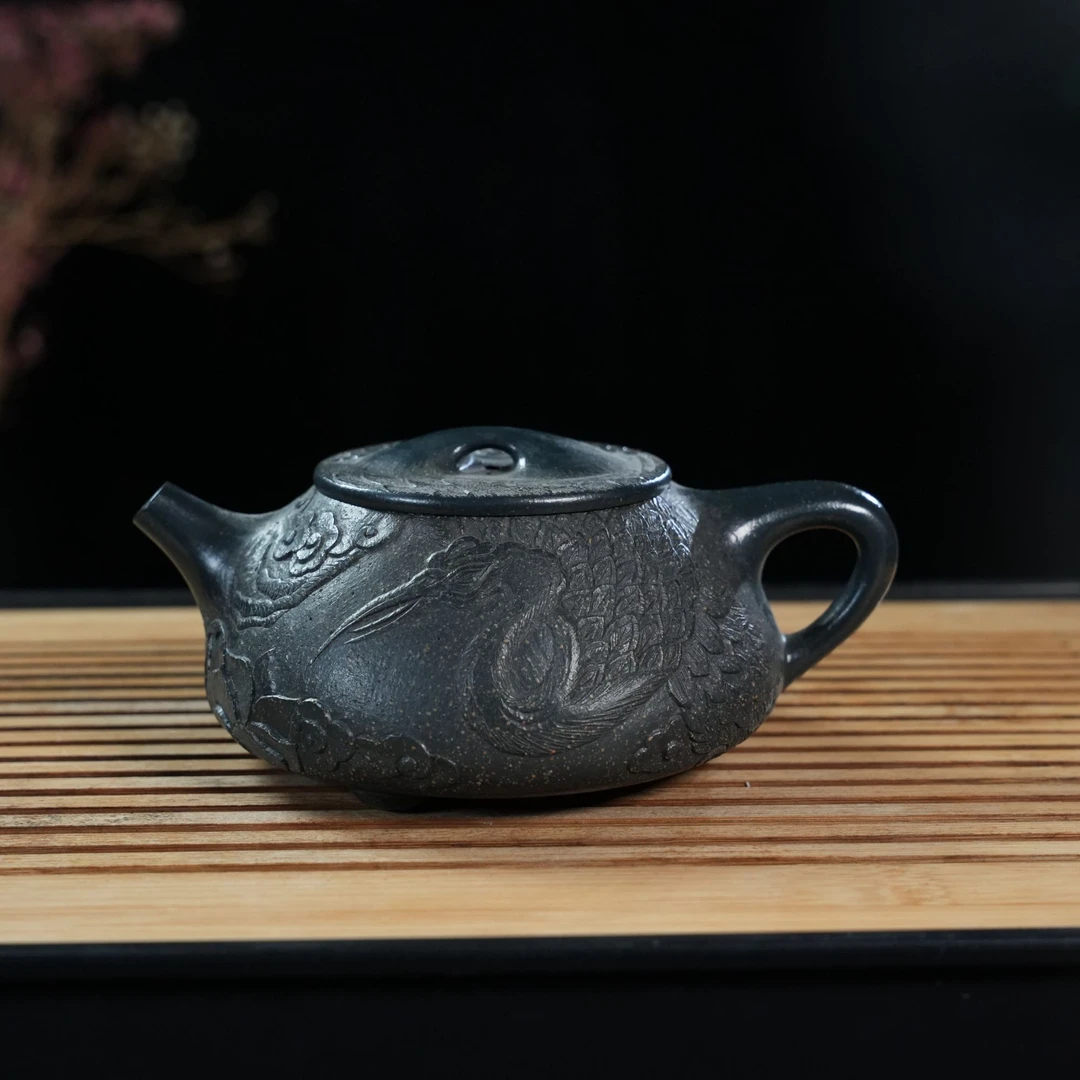 Z-GHR-39   顾海荣  宜兴手工紫砂   景舟石瓢