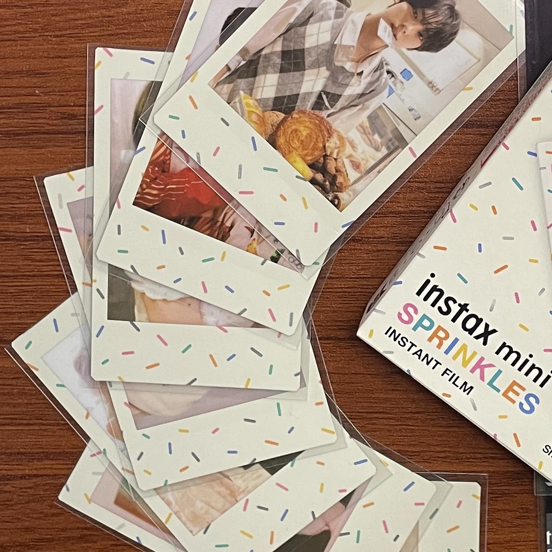 拍立得相纸打印3寸糖霜个人明星周边定制