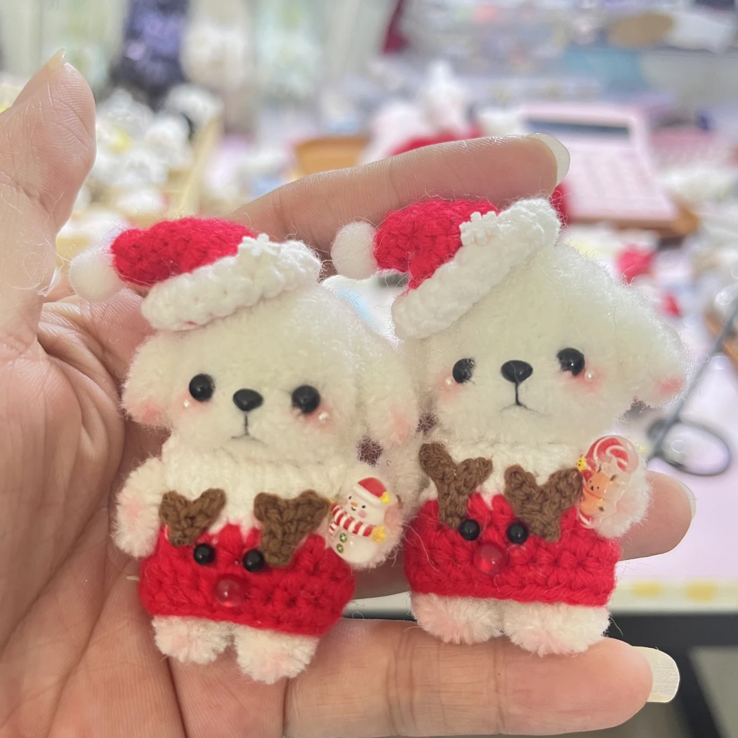 扭扭手工玩偶，高度6厘米左右，可做挂件，鸭夹，懒人夹，香蕉夹