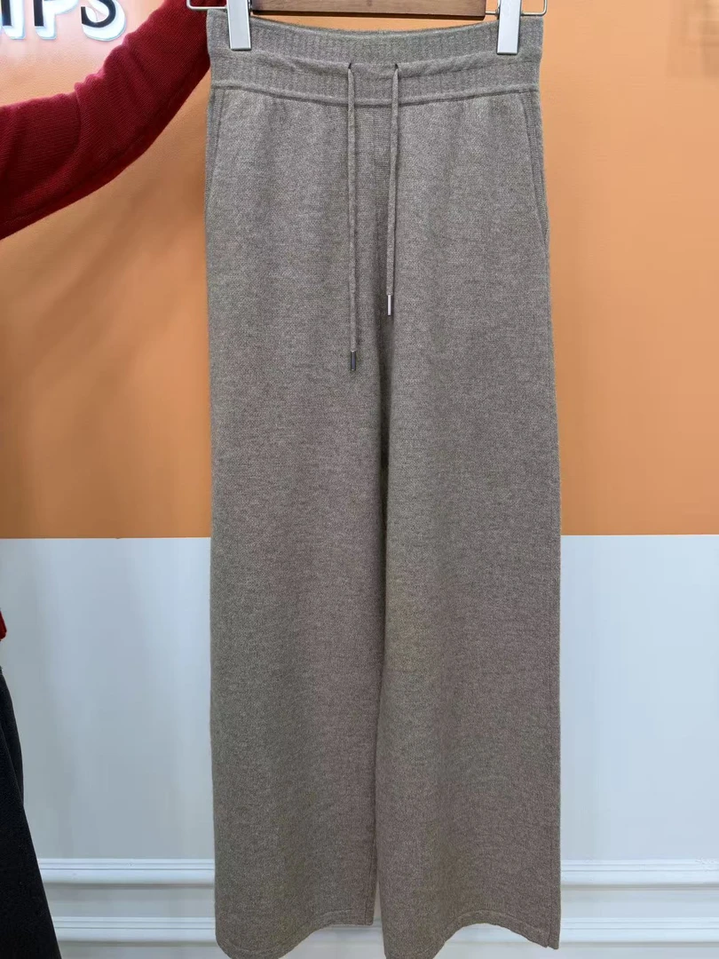 saraphillips羊绒百搭时尚休闲筒裤