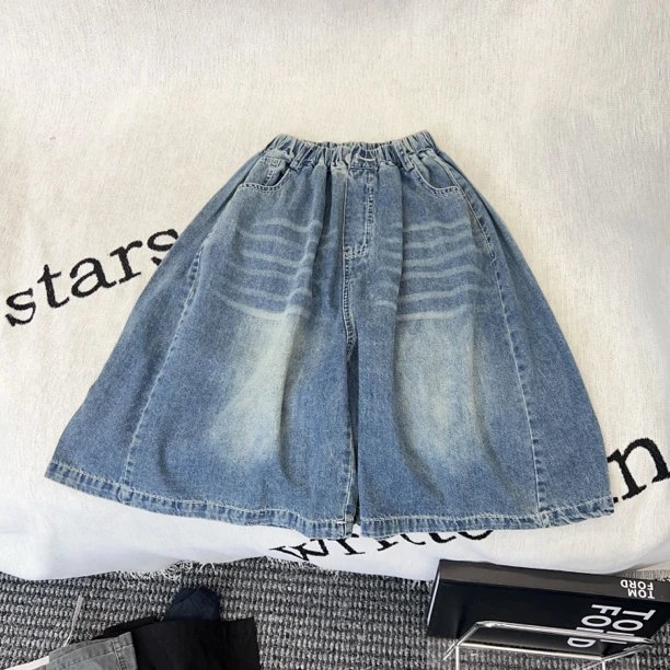 KM PERSONALITY 2025 新款 夏季儿童牛仔裤短裤 25303