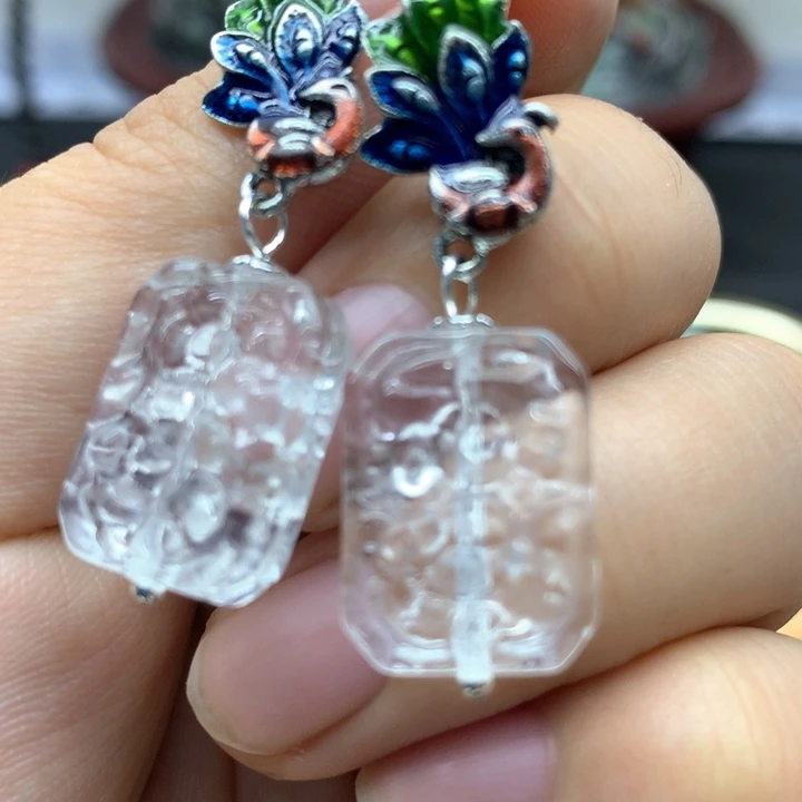 银S925镶嵌颈饰水晶吊坠