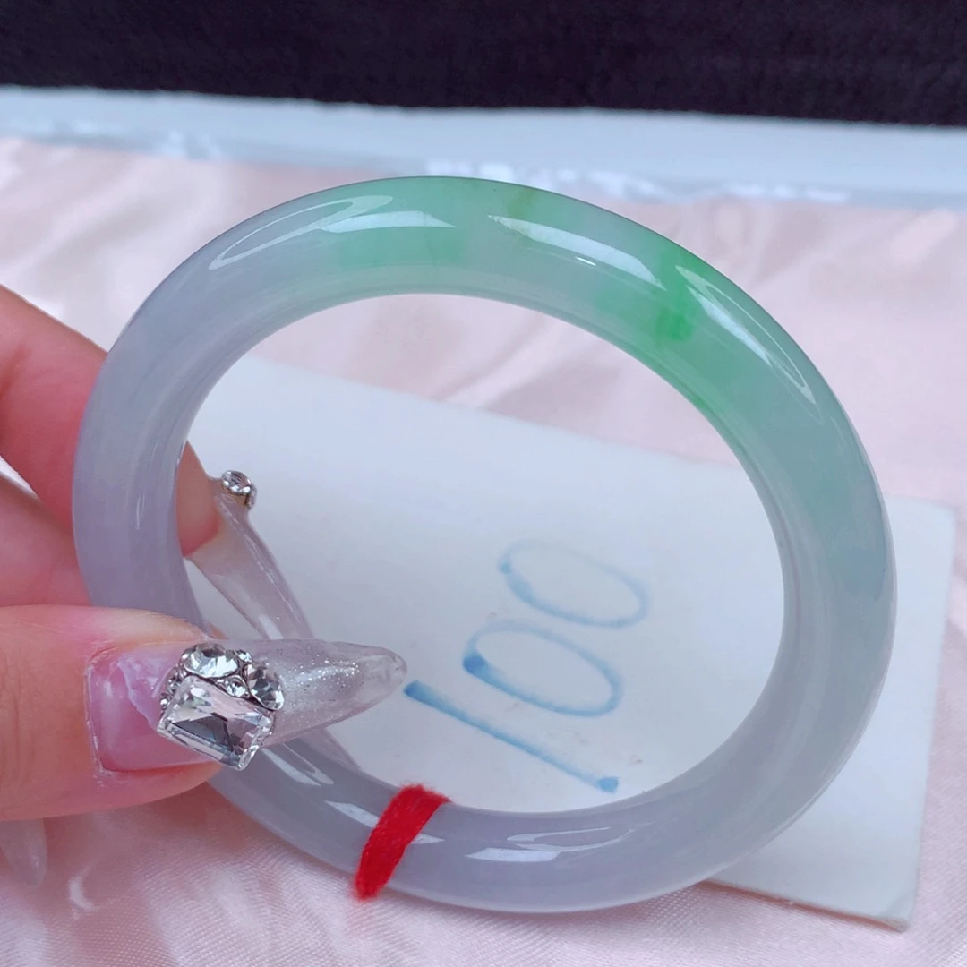 翡翠手镯未镶嵌天然缅甸翡翠A货手镯