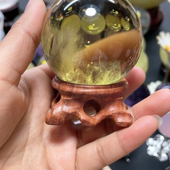 水晶水晶黄卡6.2A307未镶嵌