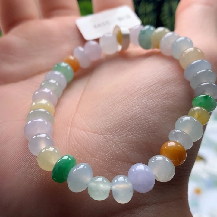 手链翡翠未镶嵌卡