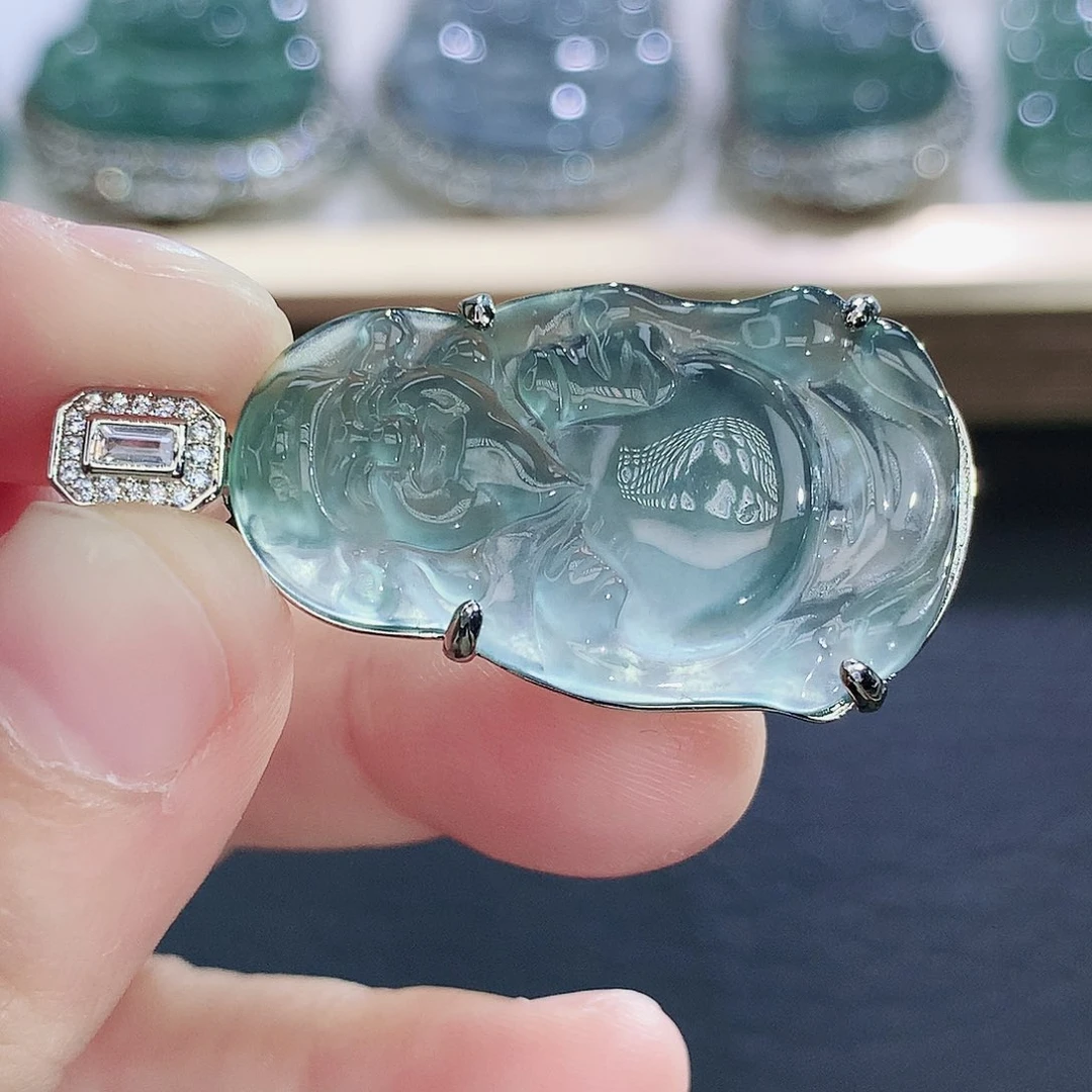 未镶嵌挂件翡翠翡翠