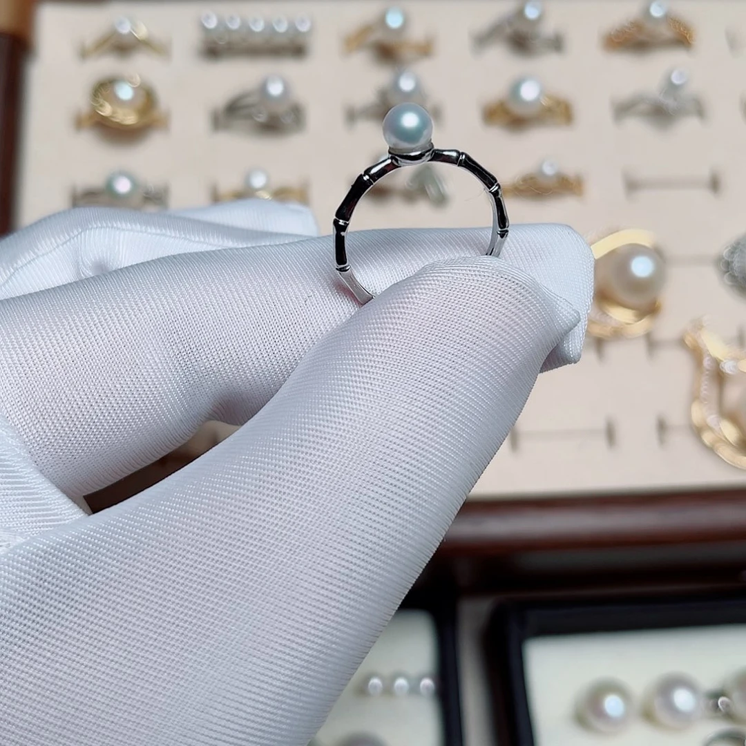 手绳淡水珍珠银S925镶嵌