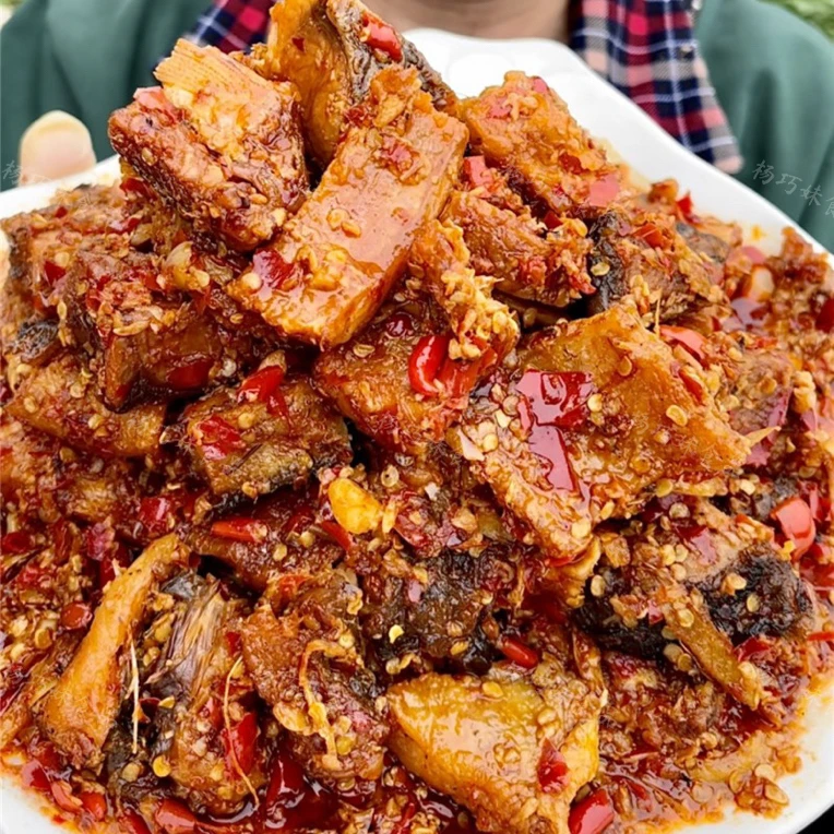 杨巧妹酒糟鱼罐装块江西特产美食香辣鱼辣酱即食下饭菜厨房调味品