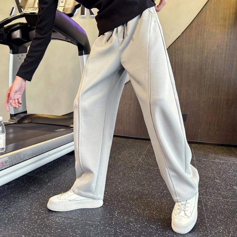 高级感直筒卫裤男款春秋季百搭运动休闲裤子2025新款潮牌痞帅男裤