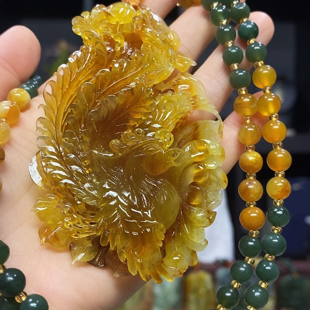 未镶嵌岫玉挂件吊坠