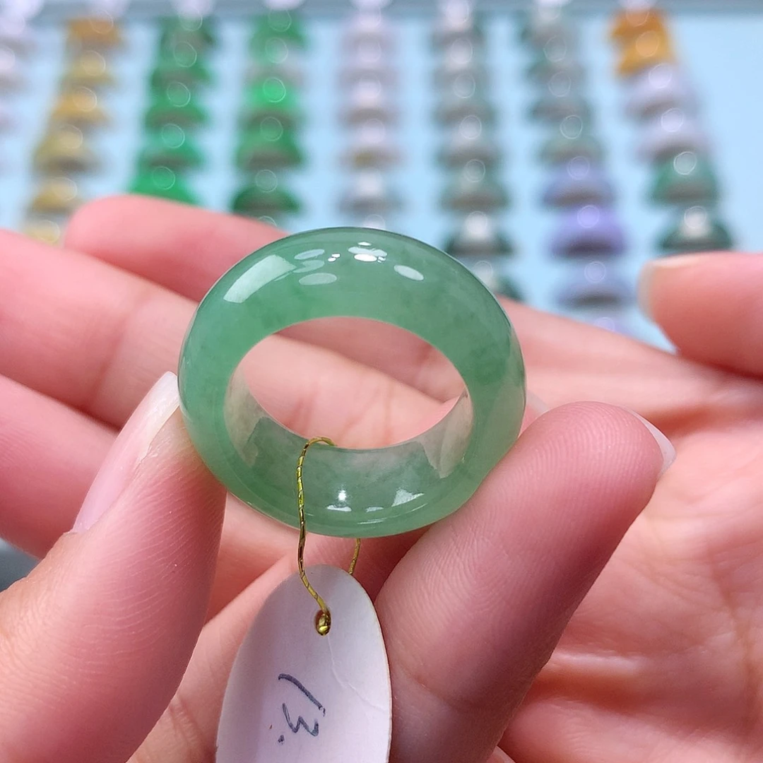 未镶嵌戒指翡翠1314圈