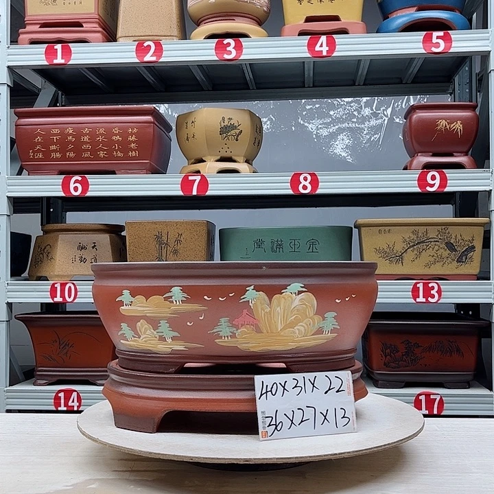 紫砂花盆紫砂花盆