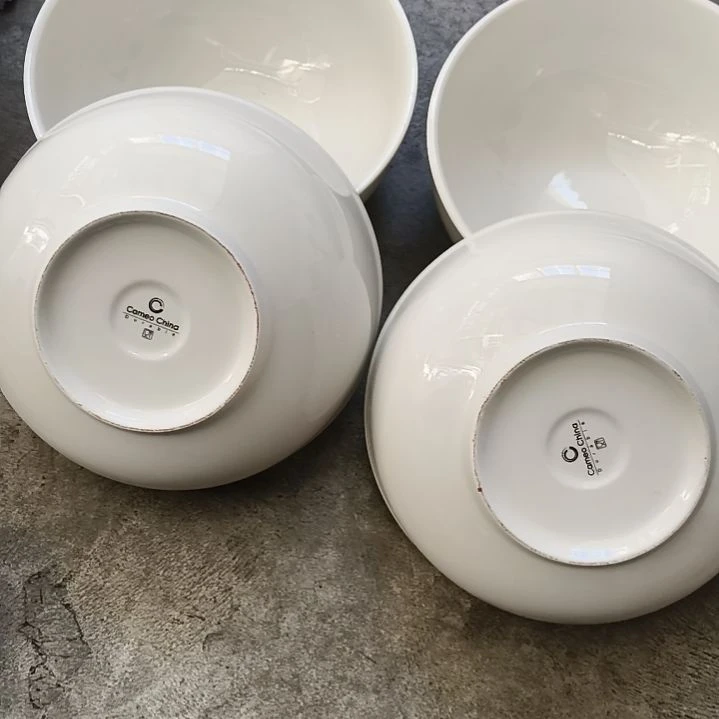 G***4瓷陶瓷盘子口尽20.5里米四个