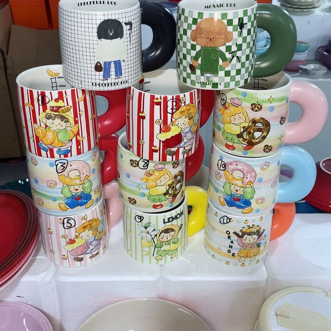 瓷片微瑕陶瓷餐具家用 两个