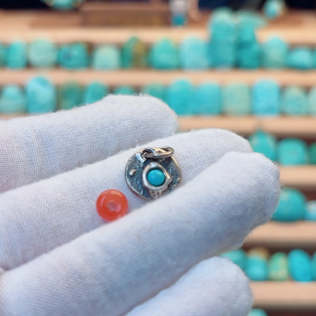 南红玛瑙未镶嵌配饰平安扣