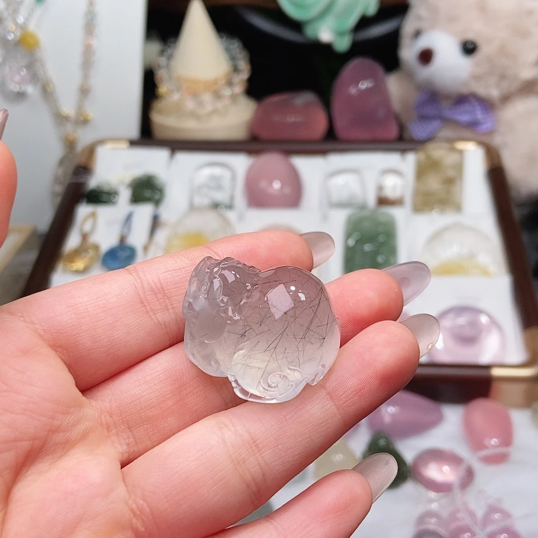 未镶嵌水晶吊坠(赠链)