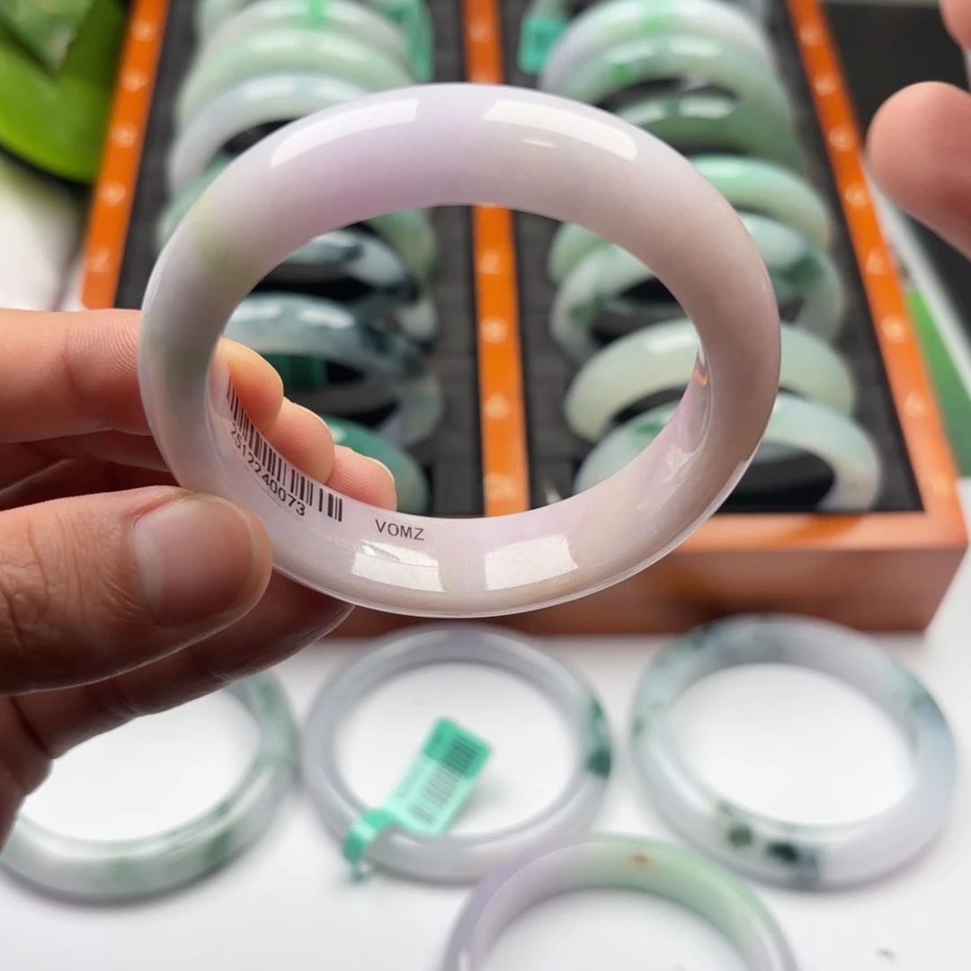 翡翠未镶嵌手镯5657 x4 62