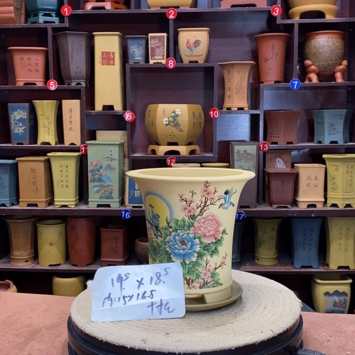 紫砂花盆紫砂花盆