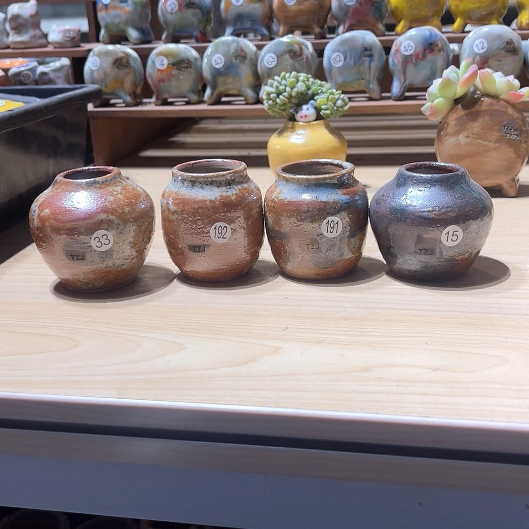 红陶M****✨四个控型拇指盆