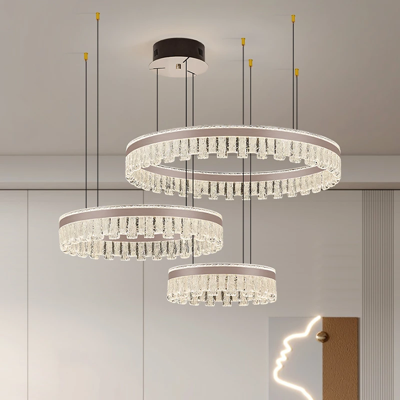 2024年新款意式轻奢客餐厅吊灯极简创意新款大厅吧台高端大气