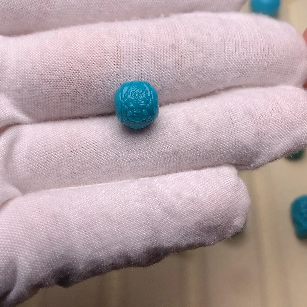 绿松石未镶嵌绿松石黄财9.5