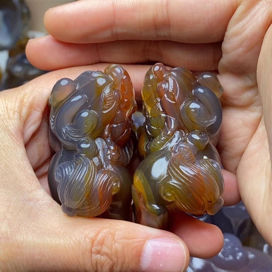 沉***舍玛瑙/玉髓未镶嵌摆件