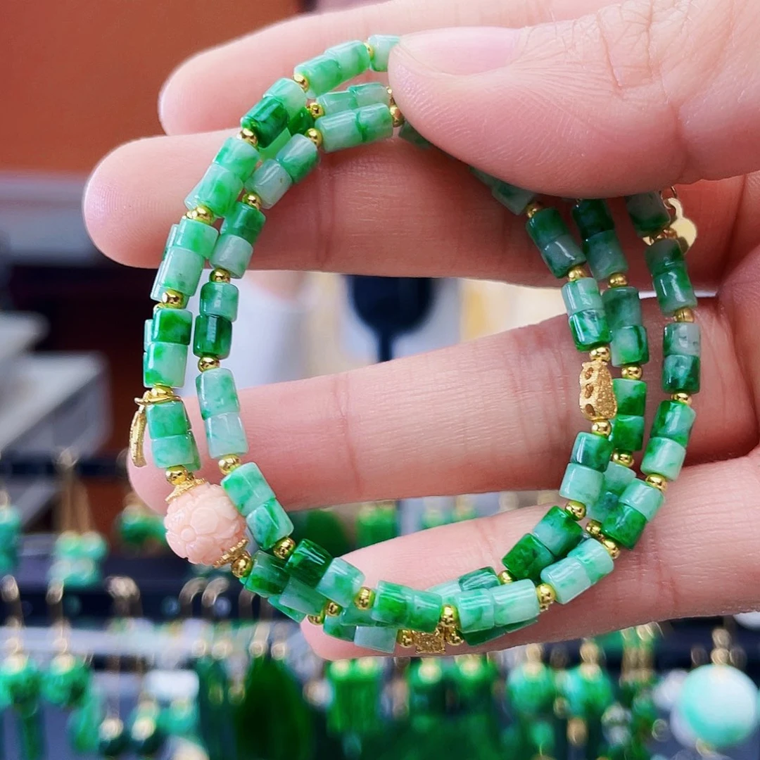 翡翠银S925镶嵌耳饰饰品