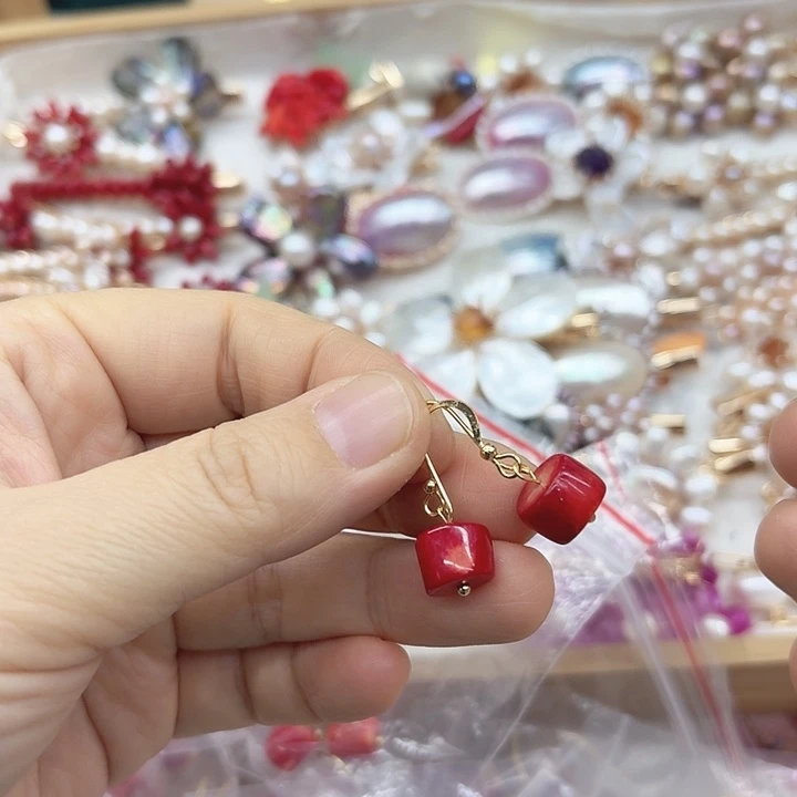 淡水珍珠发饰未镶嵌