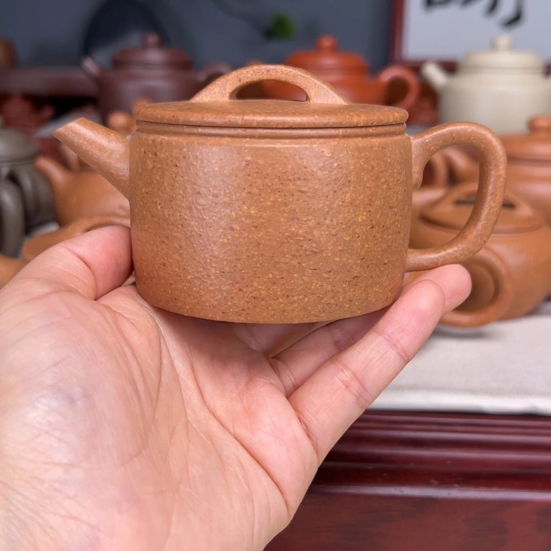 紫砂茶壶梨皮黄的200
