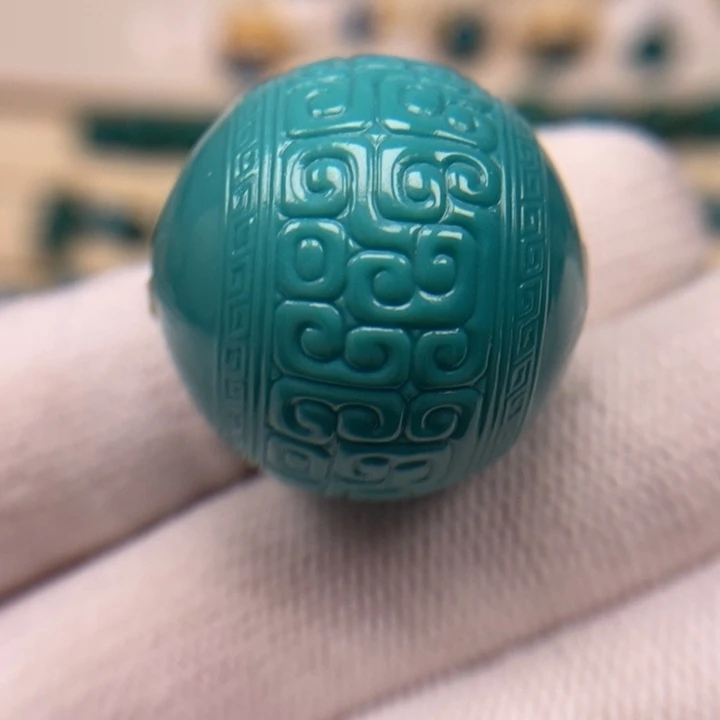 未镶嵌绿松石回纹老型24.5mmAA792