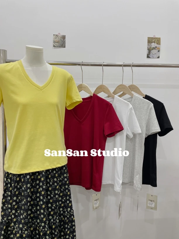 SanSan  元熙家净版v领短袖 可穿到135斤62131