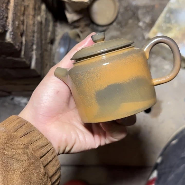 秋***原紫泥茶壶坭兴陶柴烧