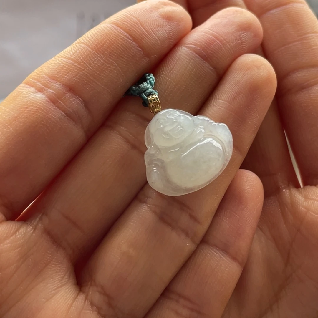 翡翠颈饰18K金镶嵌L****u福利