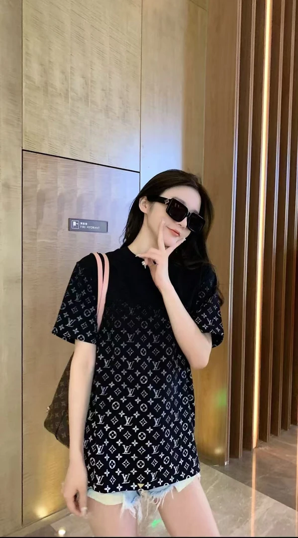 未使用 LouisVuitton/路易威登 MJ1经典圆领渐变短袖T恤HKY46W
