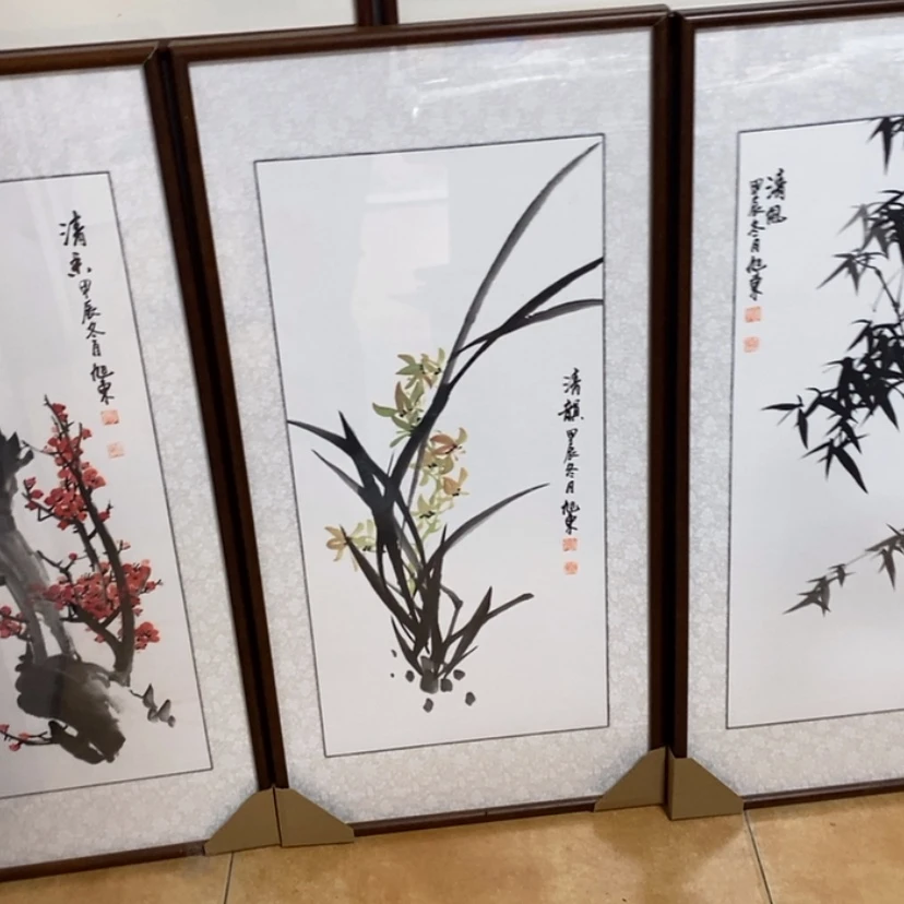 【闪购商品】国画手绘国画带框90.45