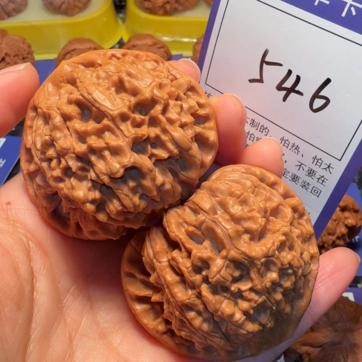 文玩核桃把件546官帽51