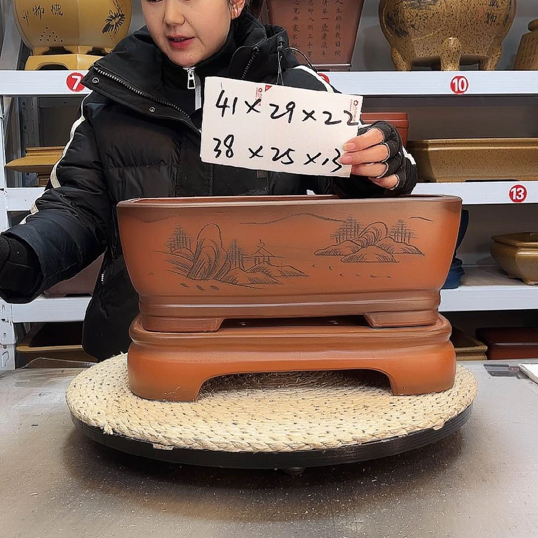 紫砂花盆紫砂花盆