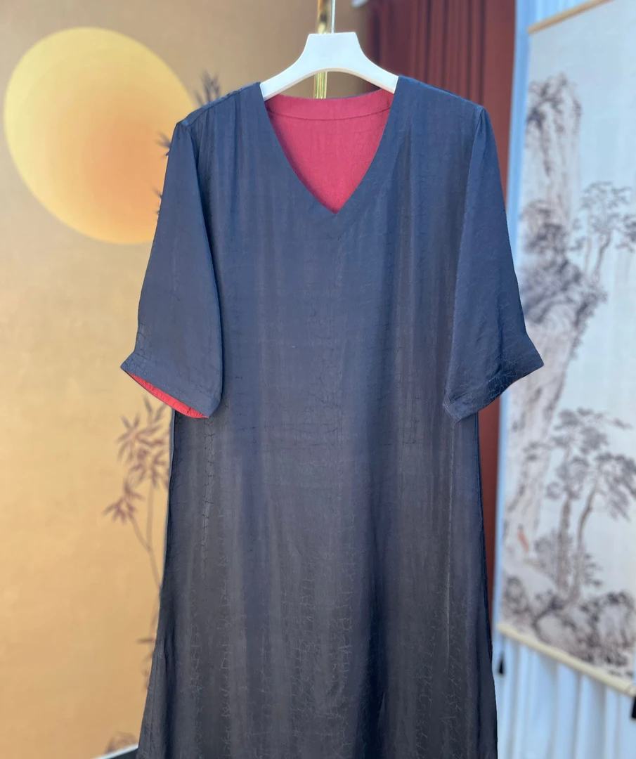 411高端贵夫人新款潮流百搭连衣裙女