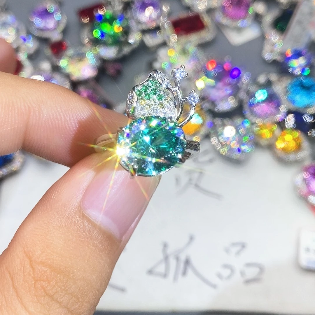 合金石英质玉戒指