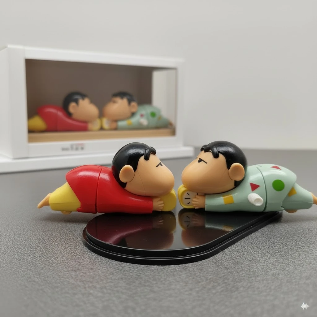 蜡笔小新玩具可动练习抬头宝宝整蛊有趣正版蜡笔小新爬行玩具