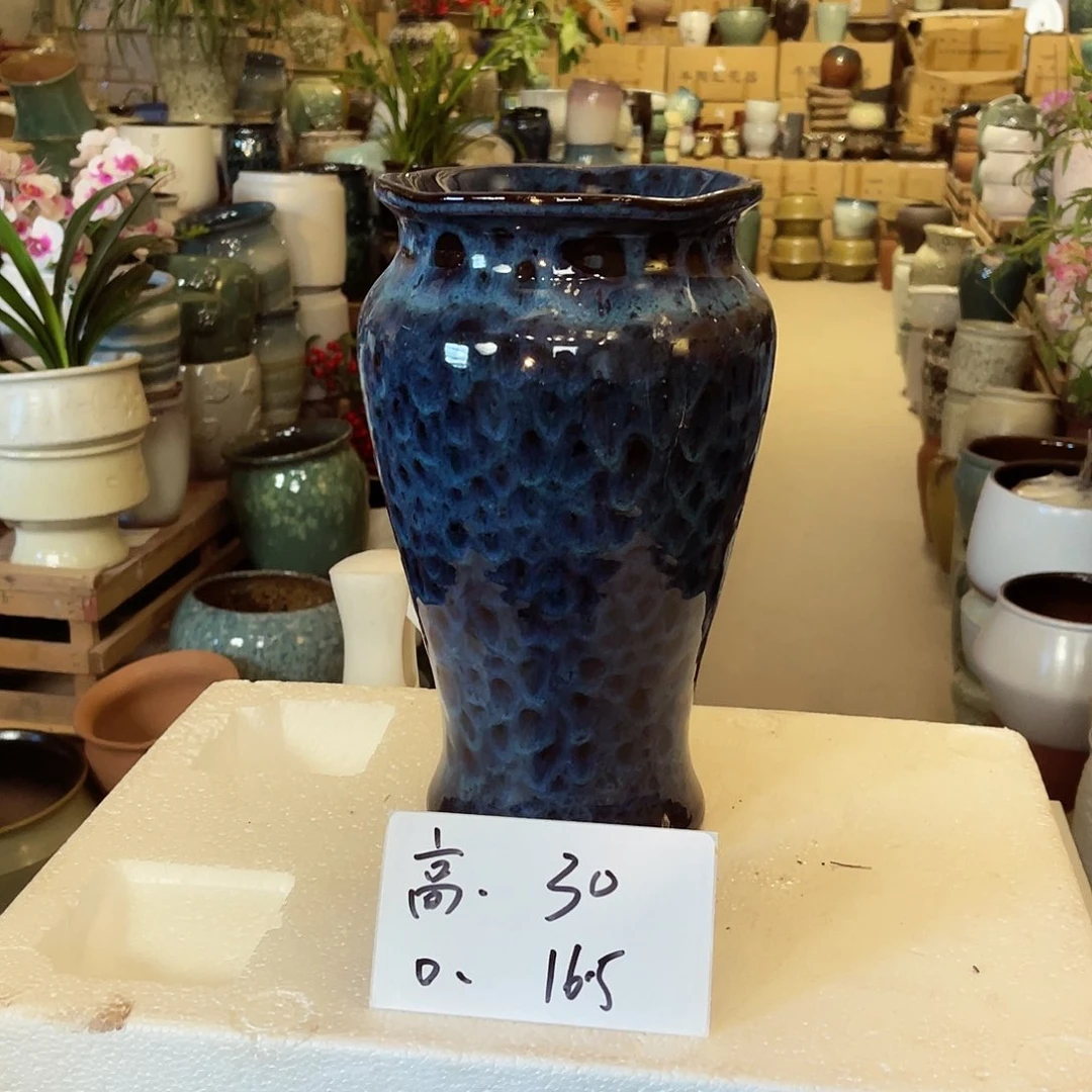 紫砂花盆高度30口径16