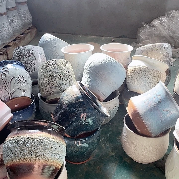 红陶正品颜色随机两个