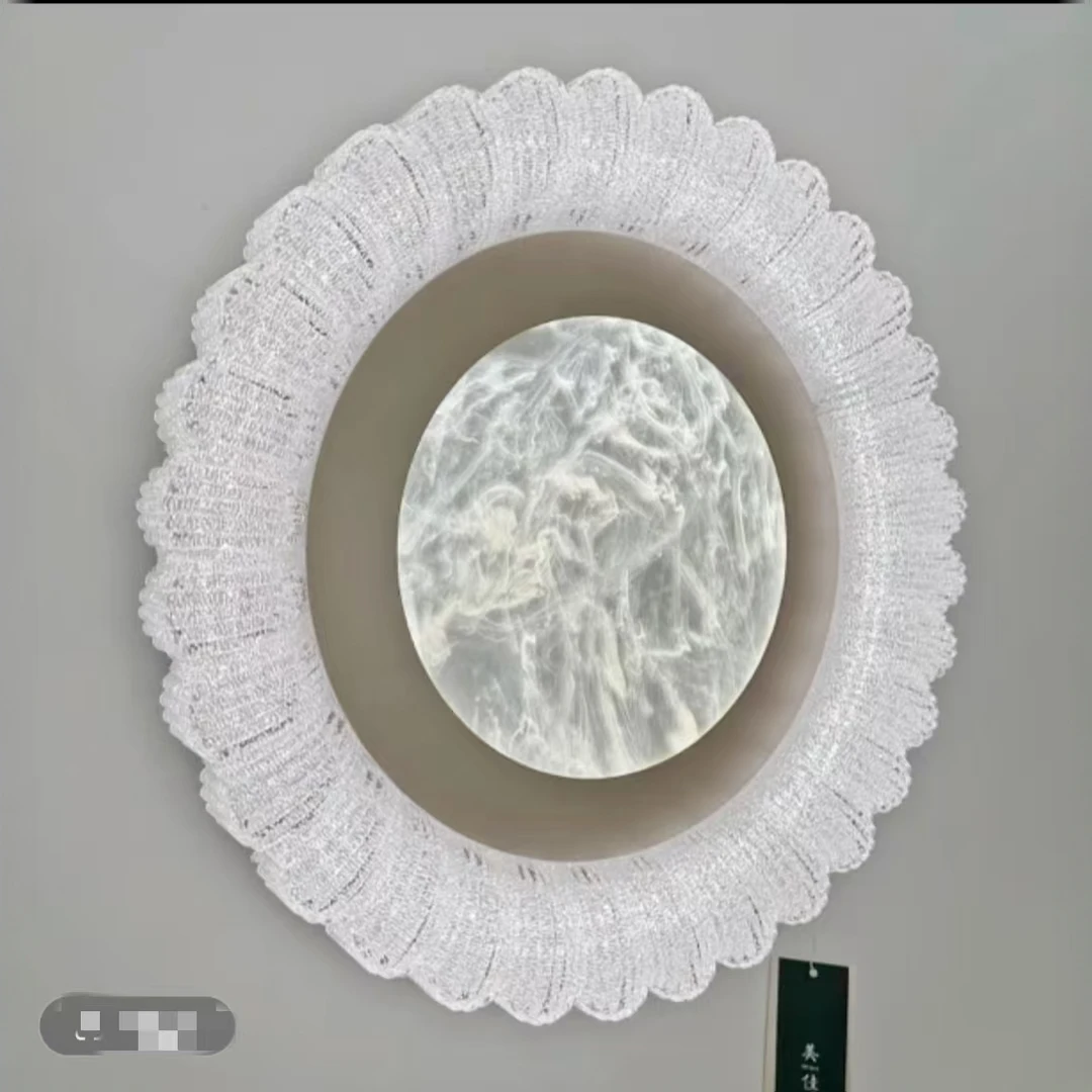 轻奢水晶高级创意卧室现代简约LED吸顶灯