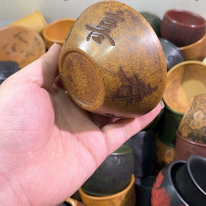 茶杯紫砂全手工紫砂主人杯